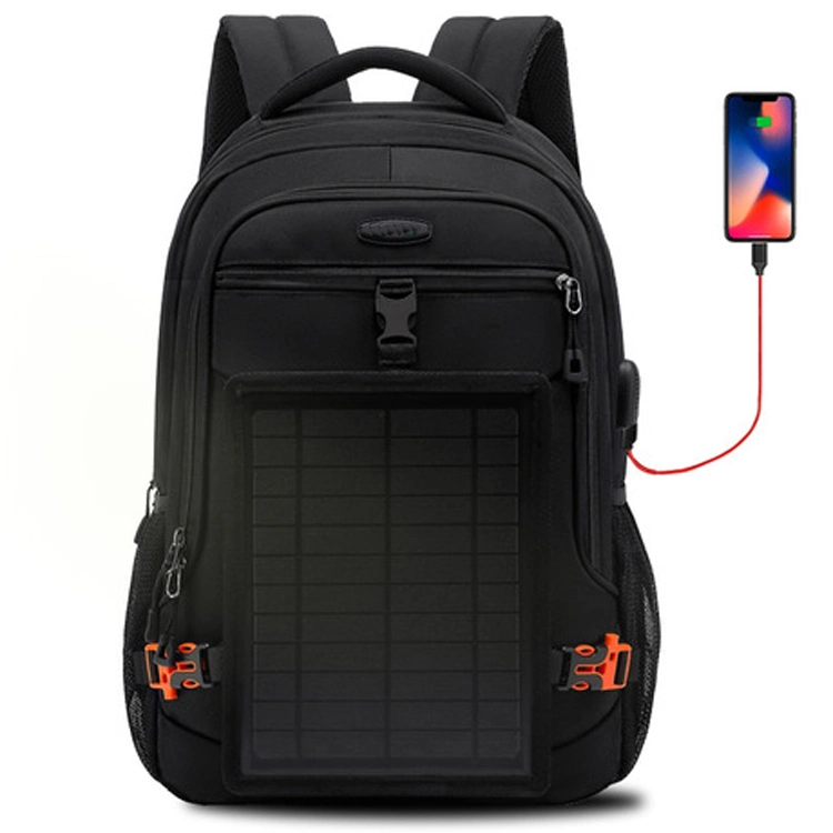 Solar Backpack Unisex Portable Laptop Backpacks Solar Panel Charger Business Tablets Travel Backpacks for Men Women