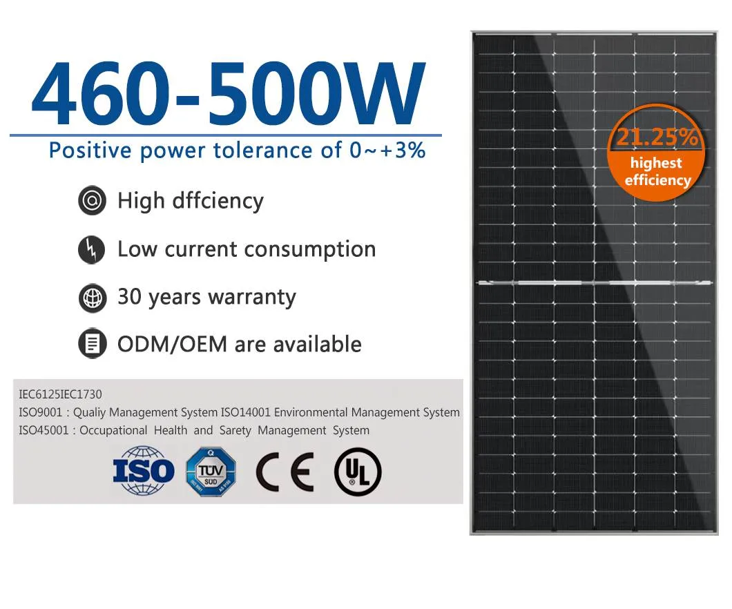 Lysoalr High Efficiency and Good Price Mono 450W Solar Panel with TUV CE